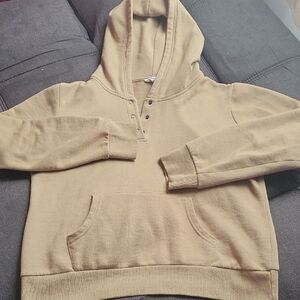 Reflex Cream Hooded Pullover Sweater